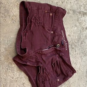 size 8 american eagle shortie shorts